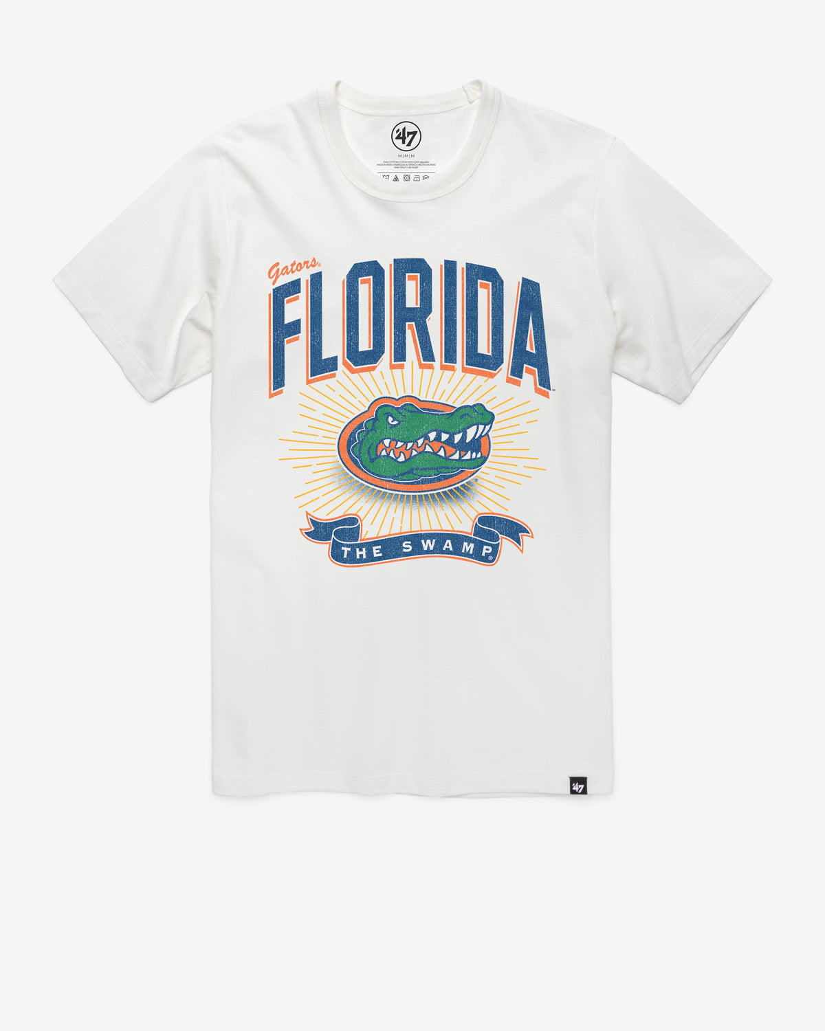 FLORIDA GATORS PRIME PLAY '47 FRANKLIN TEE WHITE WASH