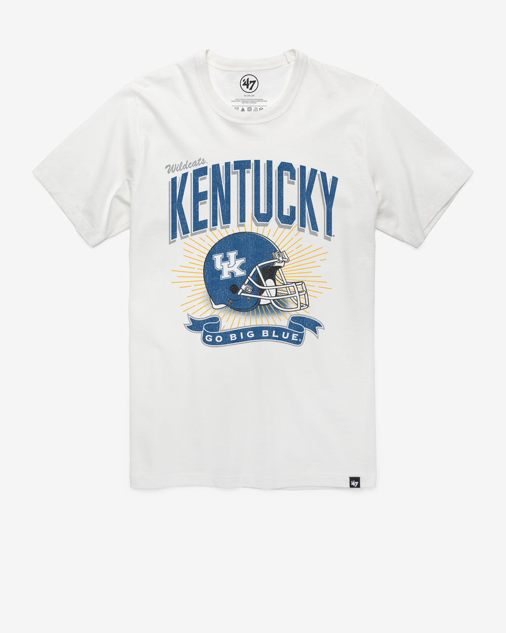 KENTUCKY WILDCATS PRIME PLAY '47 FRANKLIN TEE WHITE WASH