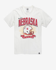 NEBRASKA CORNHUSKERS PRIME PLAY '47 FRANKLIN TEE WHITE WASH