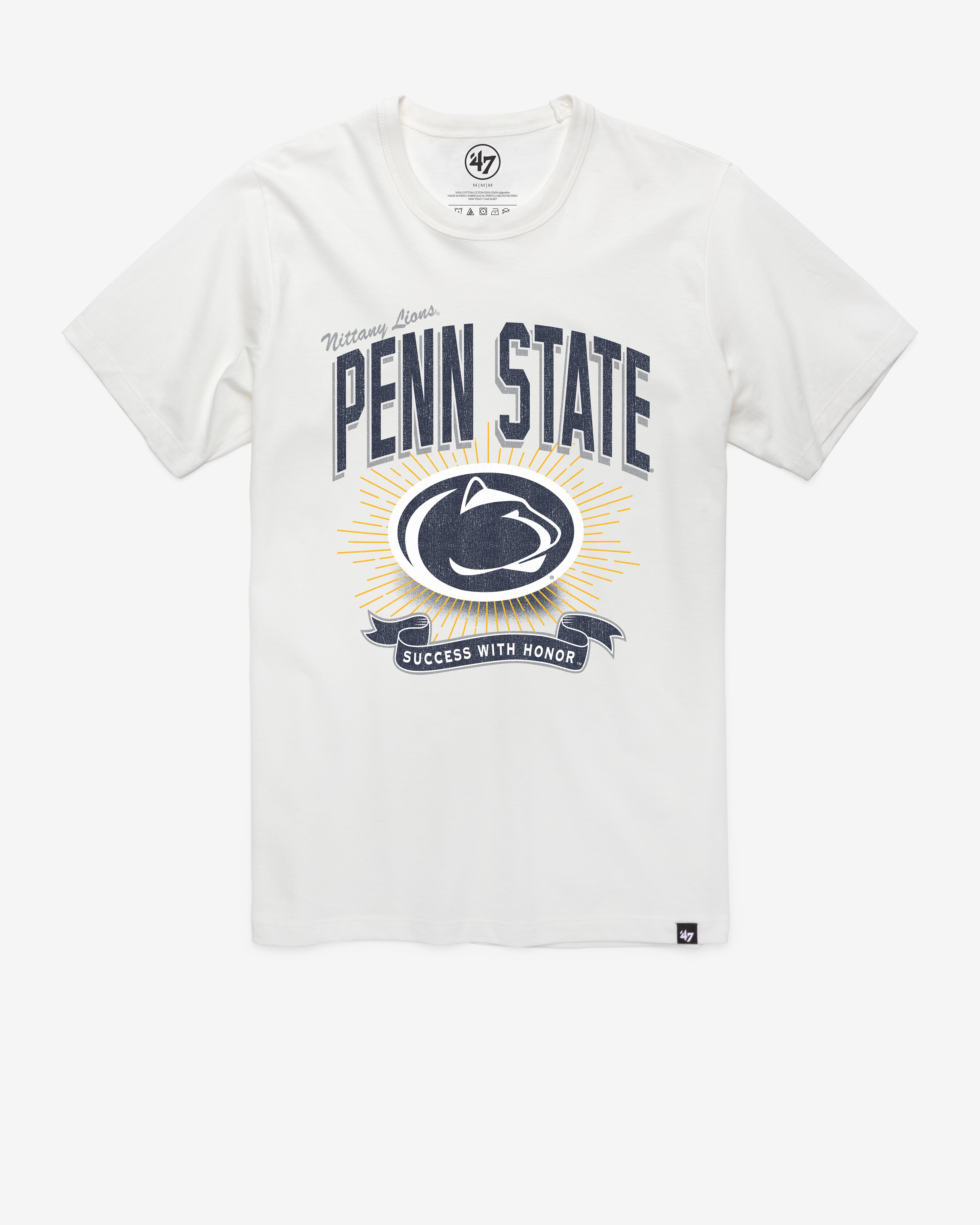 PENN STATE NITTANY LIONS PRIME PLAY '47 FRANKLIN TEE WHITE WASH