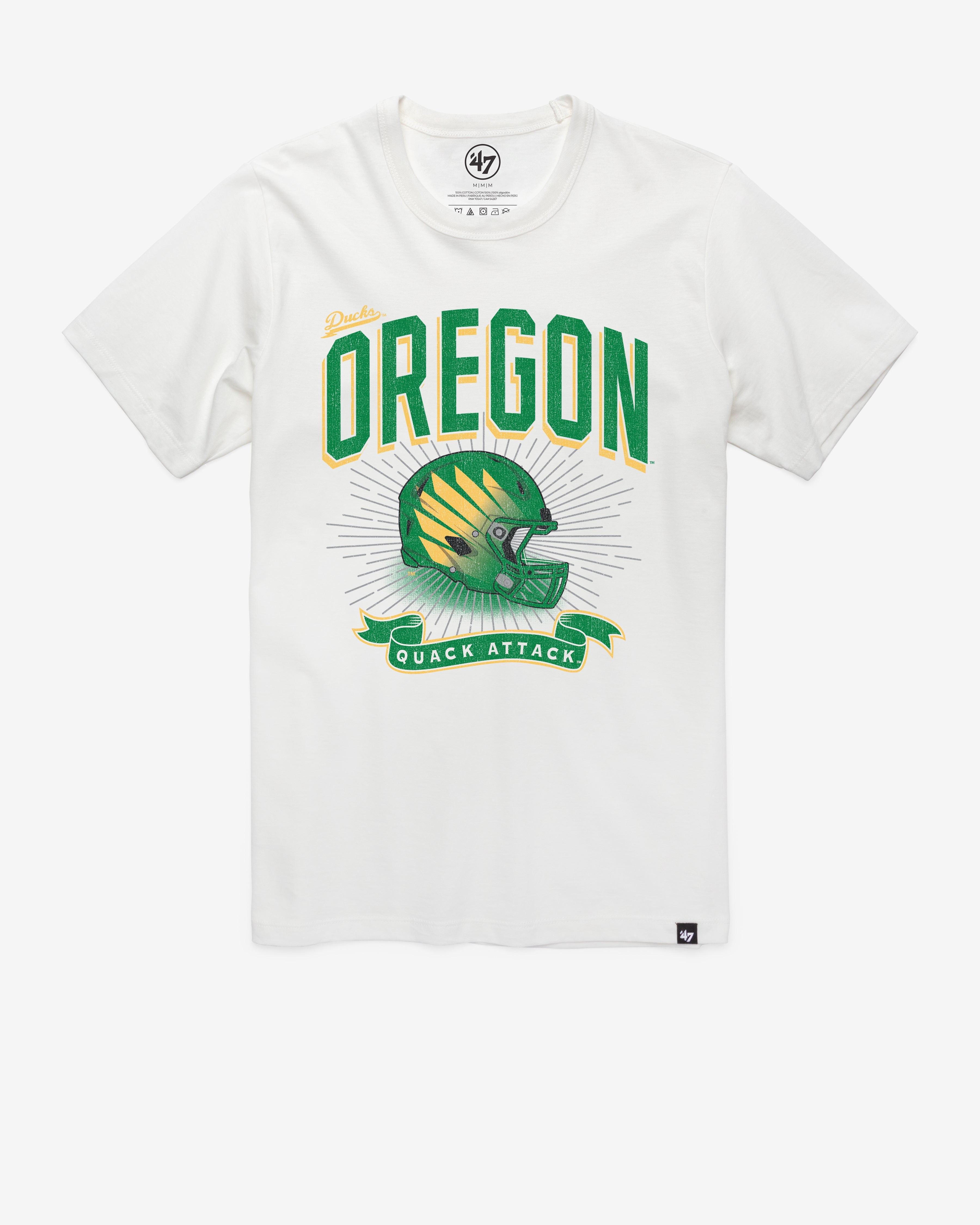 OREGON DUCKS PRIME PLAY '47 FRANKLIN TEE WHITE WASH