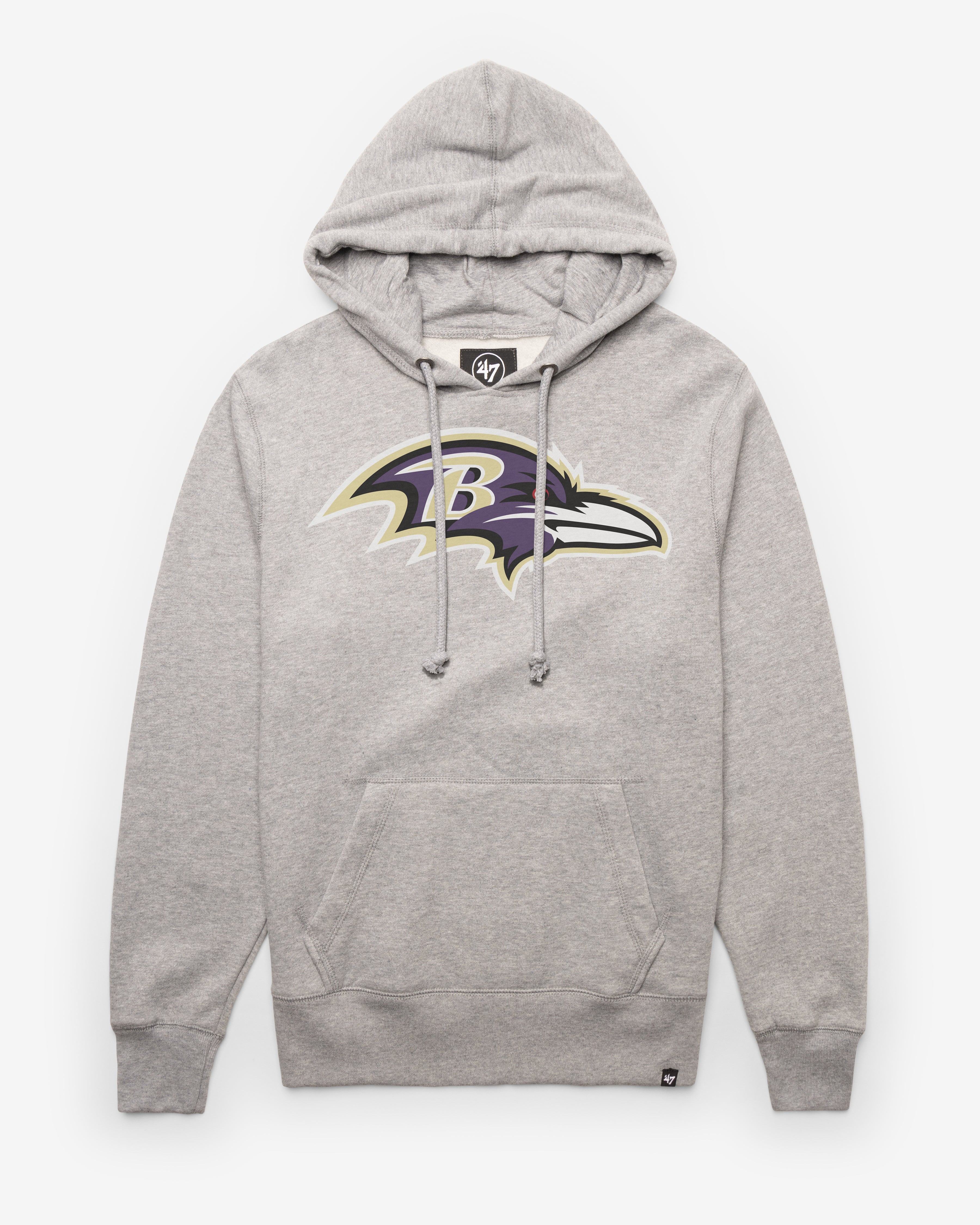 BALTIMORE RAVENS IMPRINT '47 HEADLINE HOOD SLATE GREY