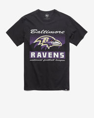 BALTIMORE RAVENS WAVER '47 FRANKLIN TEE FLINT BLACK