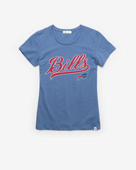 BUFFALO BILLS TAIL SWEEP '47 FRANKIE TEE WOMENS CADET BLUE