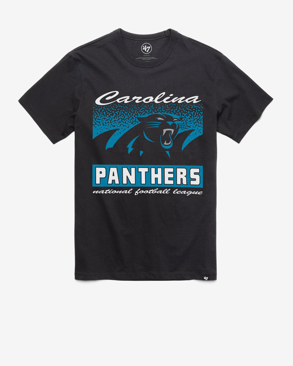 CAROLINA PANTHERS WAVER '47 FRANKLIN TEE FLINT BLACK