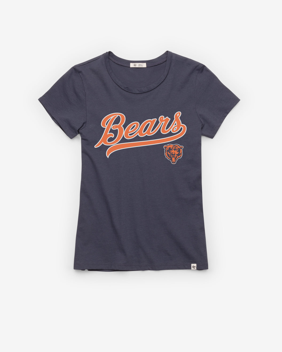 CHICAGO BEARS TAIL SWEEP '47 FRANKIE TEE WOMENS ATLAS BLUE