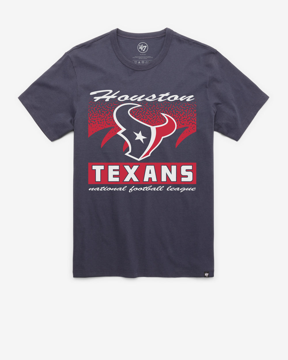 HOUSTON TEXANS WAVER '47 FRANKLIN TEE ATLAS BLUE