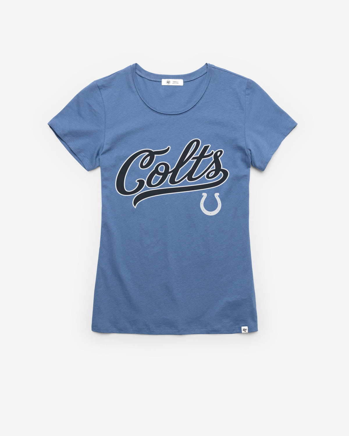 INDIANAPOLIS COLTS TAIL SWEEP '47 FRANKIE TEE WOMENS CADET BLUE