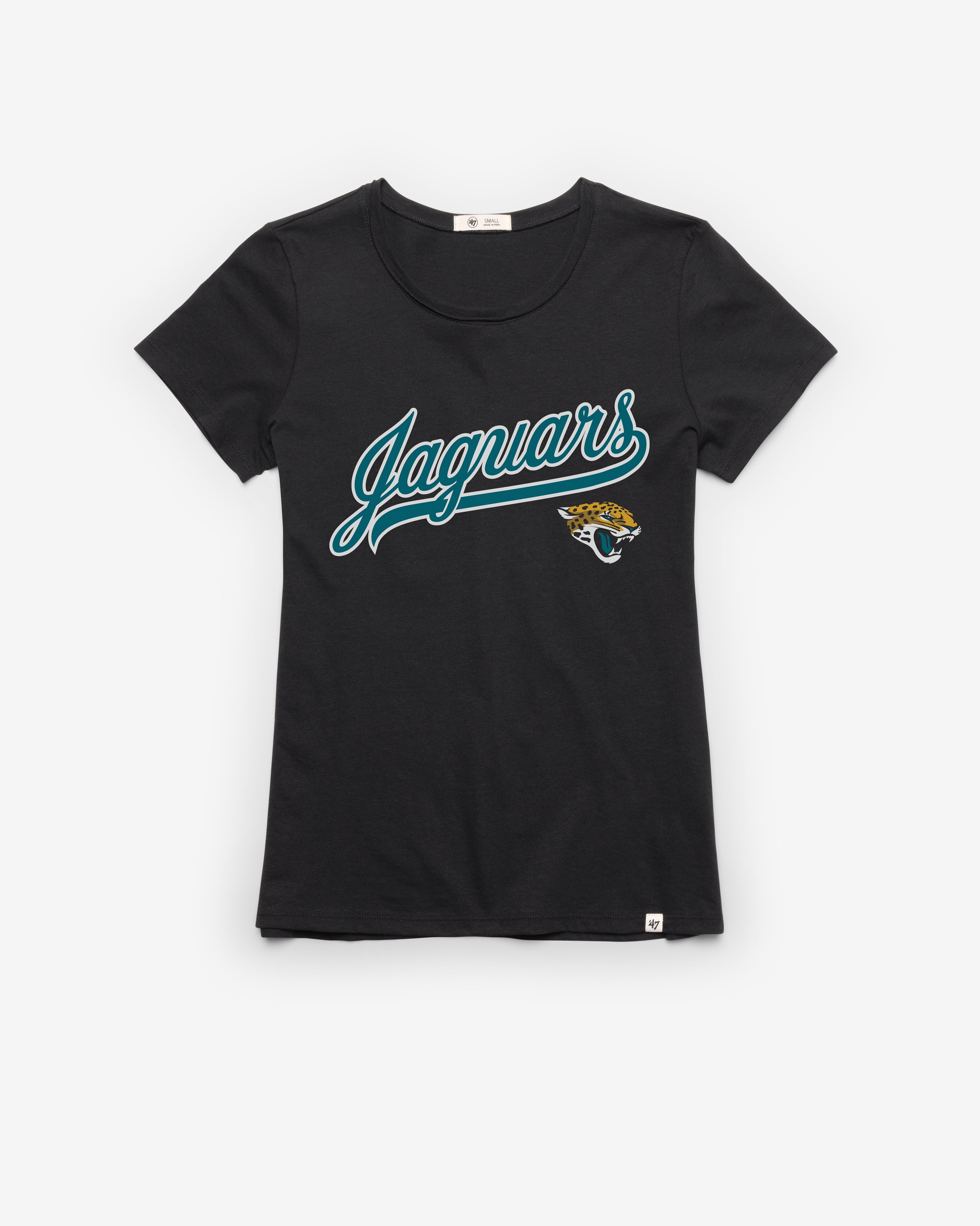 JACKSONVILLE JAGUARS TAIL SWEEP '47 FRANKIE TEE WOMENS FLINT BLACK