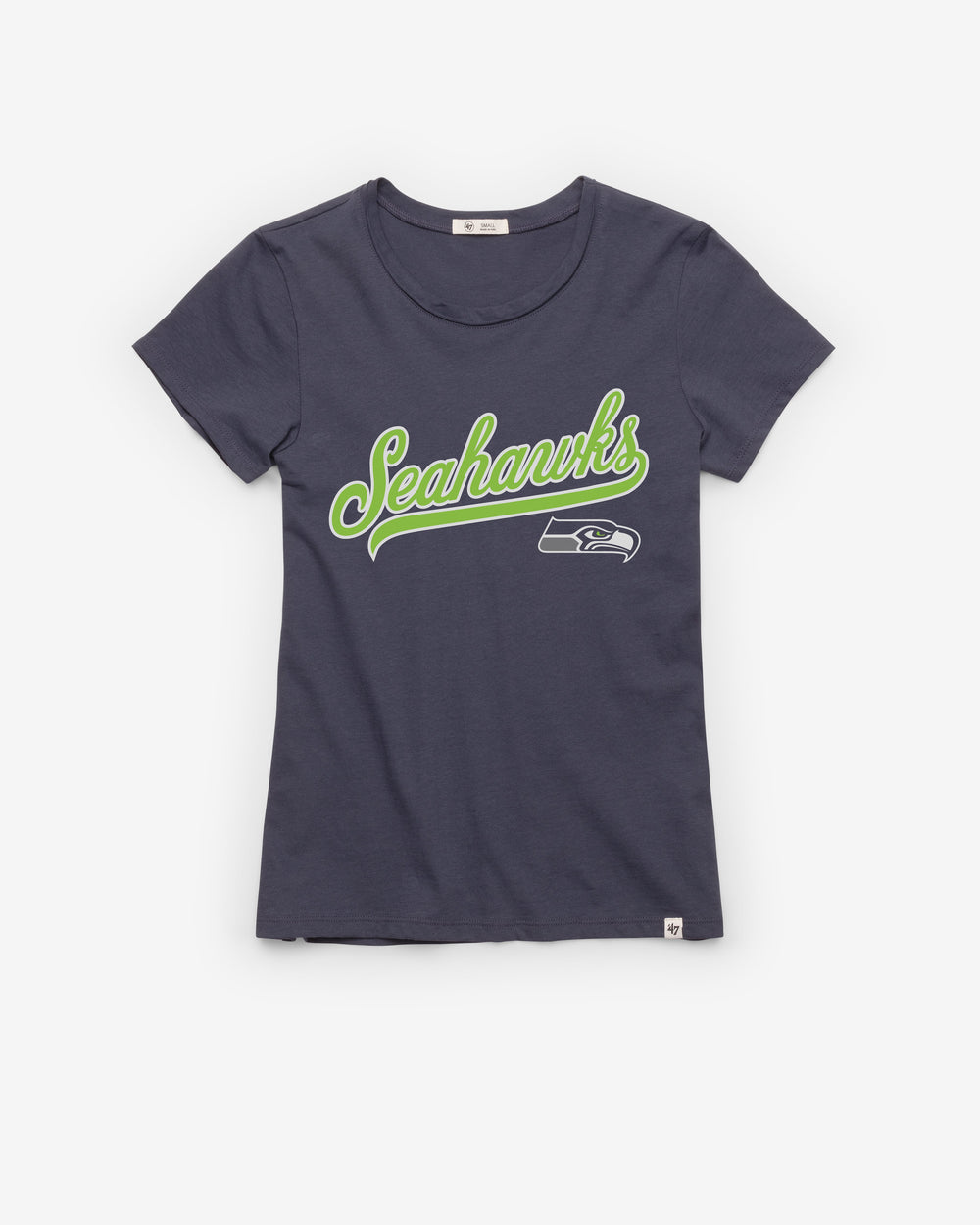 SEATTLE SEAHAWKS TAIL SWEEP '47 FRANKIE TEE WOMENS ATLAS BLUE