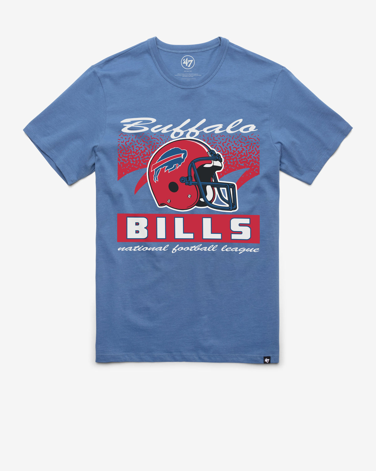 BUFFALO BILLS HISTORIC WAVER '47 FRANKLIN TEE CADET BLUE
