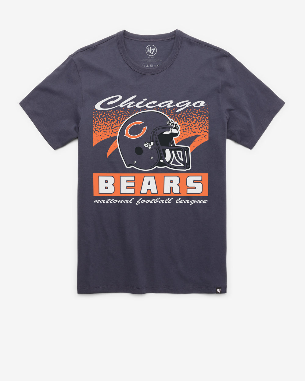 CHICAGO BEARS HISTORIC WAVER '47 FRANKLIN TEE ATLAS BLUE