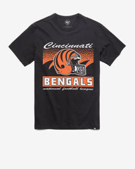 CINCINNATI BENGALS HISTORIC WAVER '47 FRANKLIN TEE FLINT BLACK