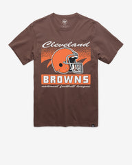 CLEVELAND BROWNS HISTORIC WAVER '47 FRANKLIN TEE ESPRESSO