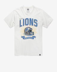 DETROIT LIONS HISTORIC PRIME PLAY '47 FRANKLIN TEE WHITE WASH