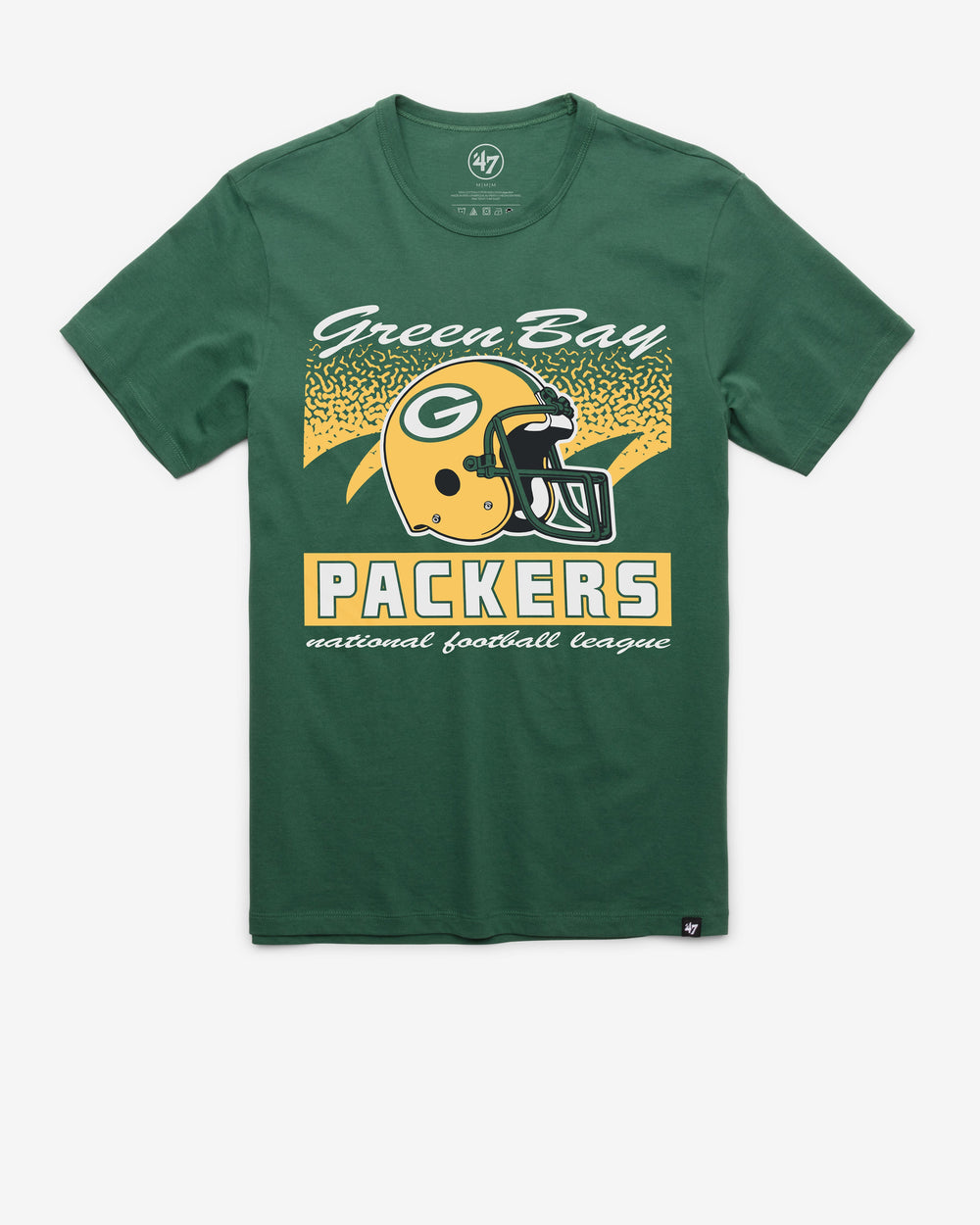 GREEN BAY PACKERS HISTORIC WAVER '47 FRANKLIN TEE ELM GREEN