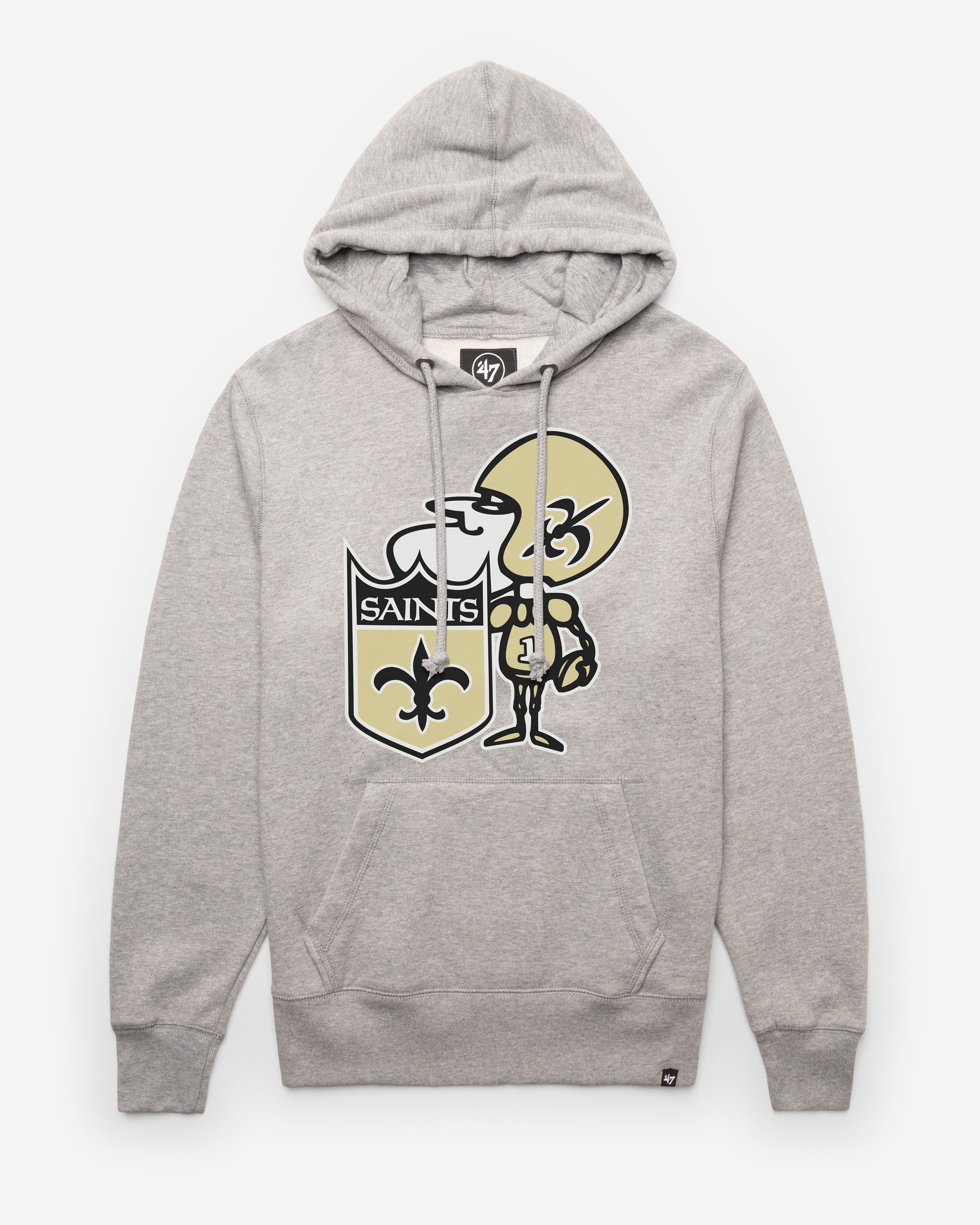NEW ORLEANS SAINTS HISTORIC IMPRINT '47 HEADLINE HOOD SLATE GREY