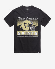 NEW ORLEANS SAINTS HISTORIC WAVER '47 FRANKLIN TEE FLINT BLACK