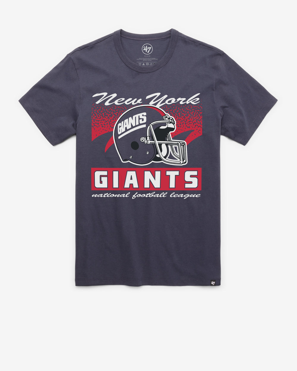 NEW YORK GIANTS HISTORIC WAVER '47 FRANKLIN TEE ATLAS BLUE