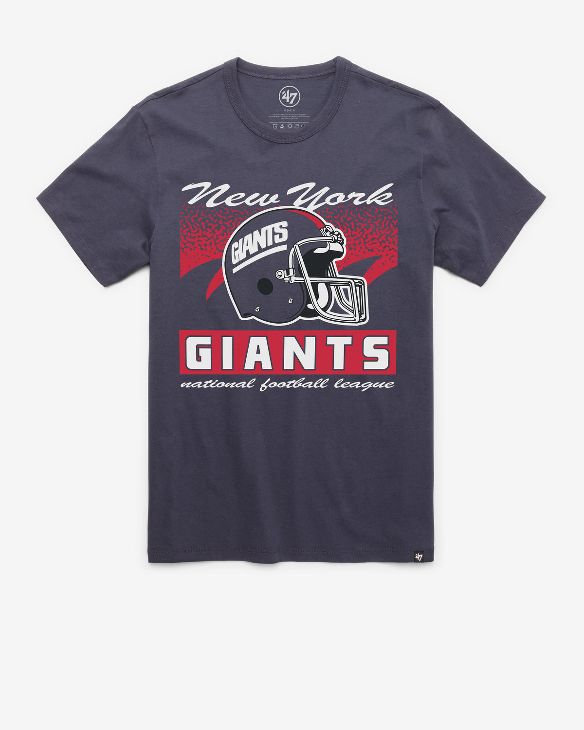 NEW YORK GIANTS HISTORIC WAVER '47 FRANKLIN TEE ATLAS BLUE