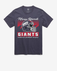 NEW YORK GIANTS HISTORIC WAVER '47 FRANKLIN TEE ATLAS BLUE