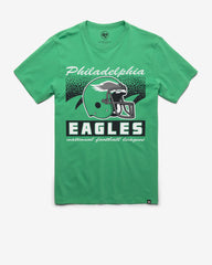 PHILADELPHIA EAGLES HISTORIC WAVER '47 FRANKLIN TEE ORCHARD GREEN