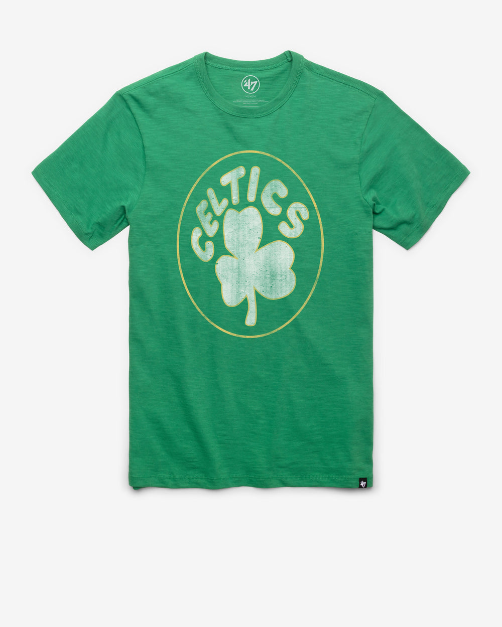 BOSTON CELTICS HARDWOOD CLASSICS GRIT '47 SCRUM TEE KELLY