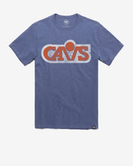 CLEVELAND CAVALIERS HARDWOOD CLASSICS GRIT '47 SCRUM TEE BLEACHER BLUE
