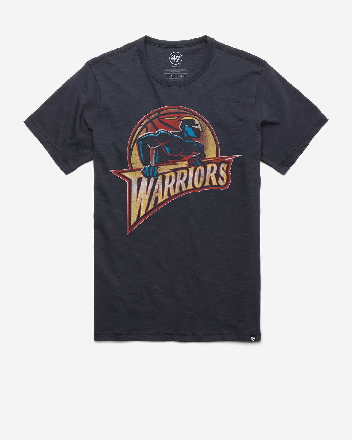 GOLDEN STATE WARRIORS HARDWOOD CLASSICS GRIT '47 SCRUM TEE FALL NAVY