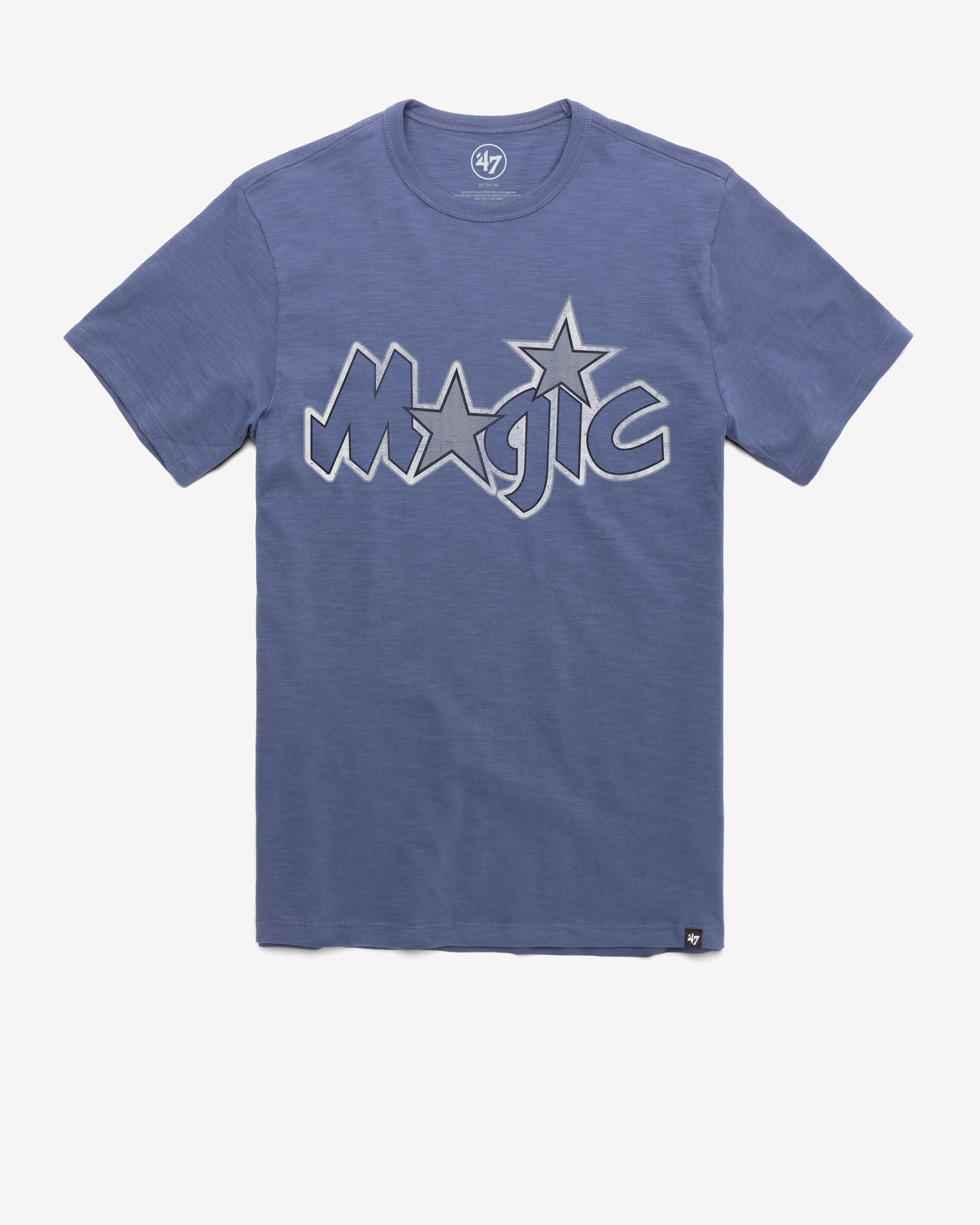 ORLANDO MAGIC HARDWOOD CLASSICS GRIT '47 SCRUM TEE BLEACHER BLUE