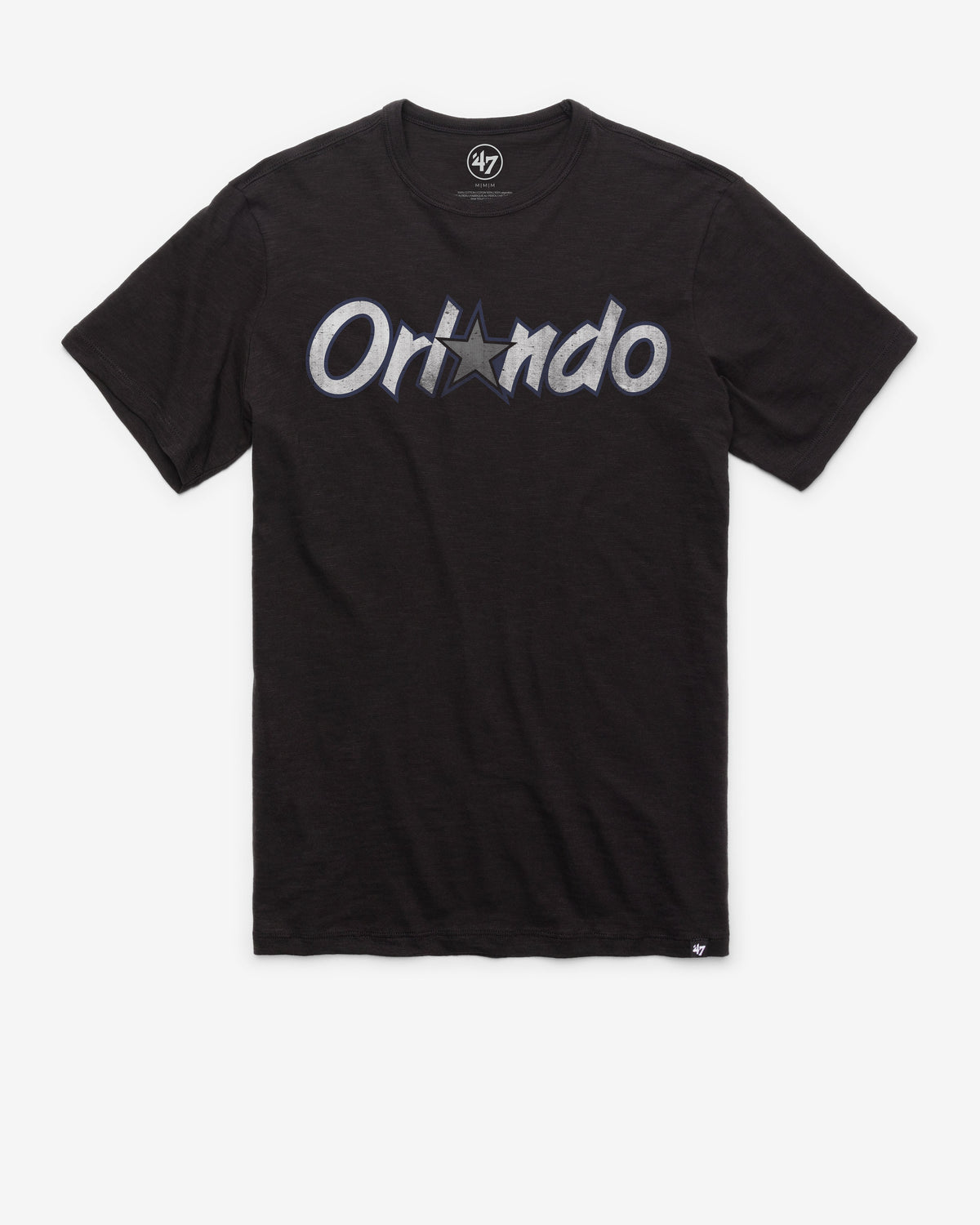 ORLANDO MAGIC HARDWOOD CLASSICS GRIT WORDMARK '47 SCRUM TEE JET BLACK