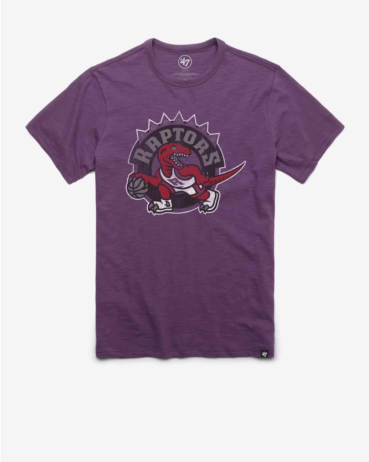 TORONTO RAPTORS HARDWOOD CLASSICS GRIT '47 SCRUM TEE GRAPE