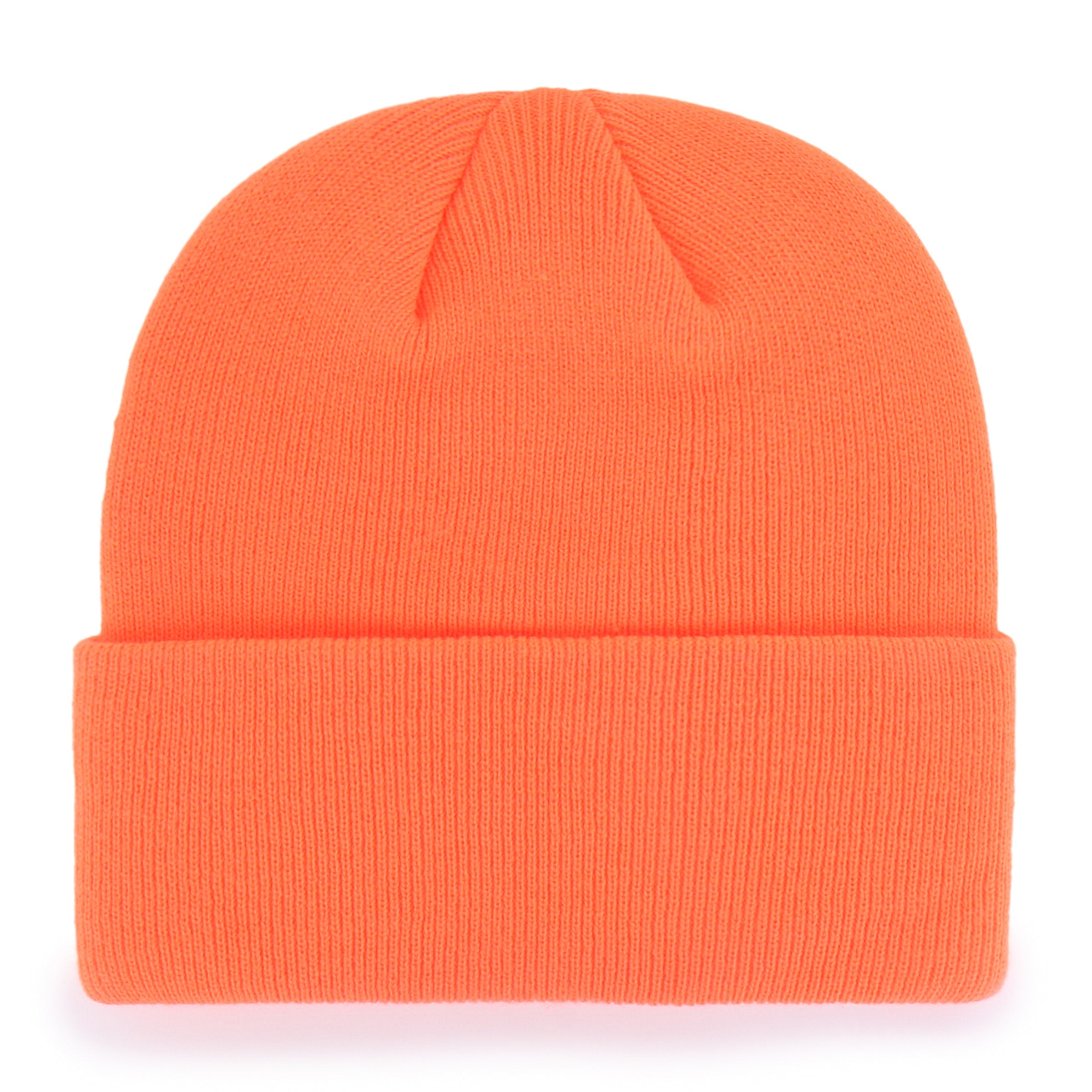 NORTH CAROLINA TAR HEELS UNC HUNTER '47 CUFF KNIT NEON ORANGE