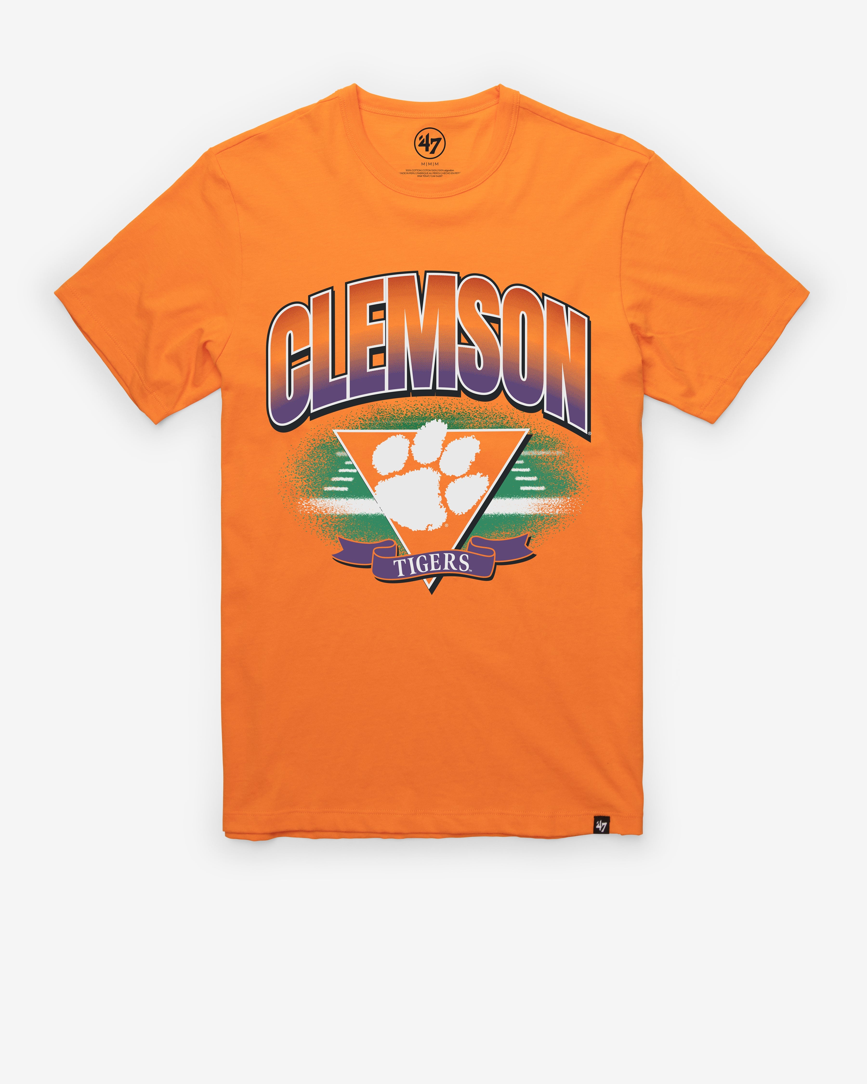 CLEMSON TIGERS ARENA FADE '47 FRANKLIN TEE SIGNAL ORANGE