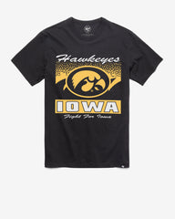 IOWA HAWKEYES WAVER '47 FRANKLIN TEE FLINT BLACK