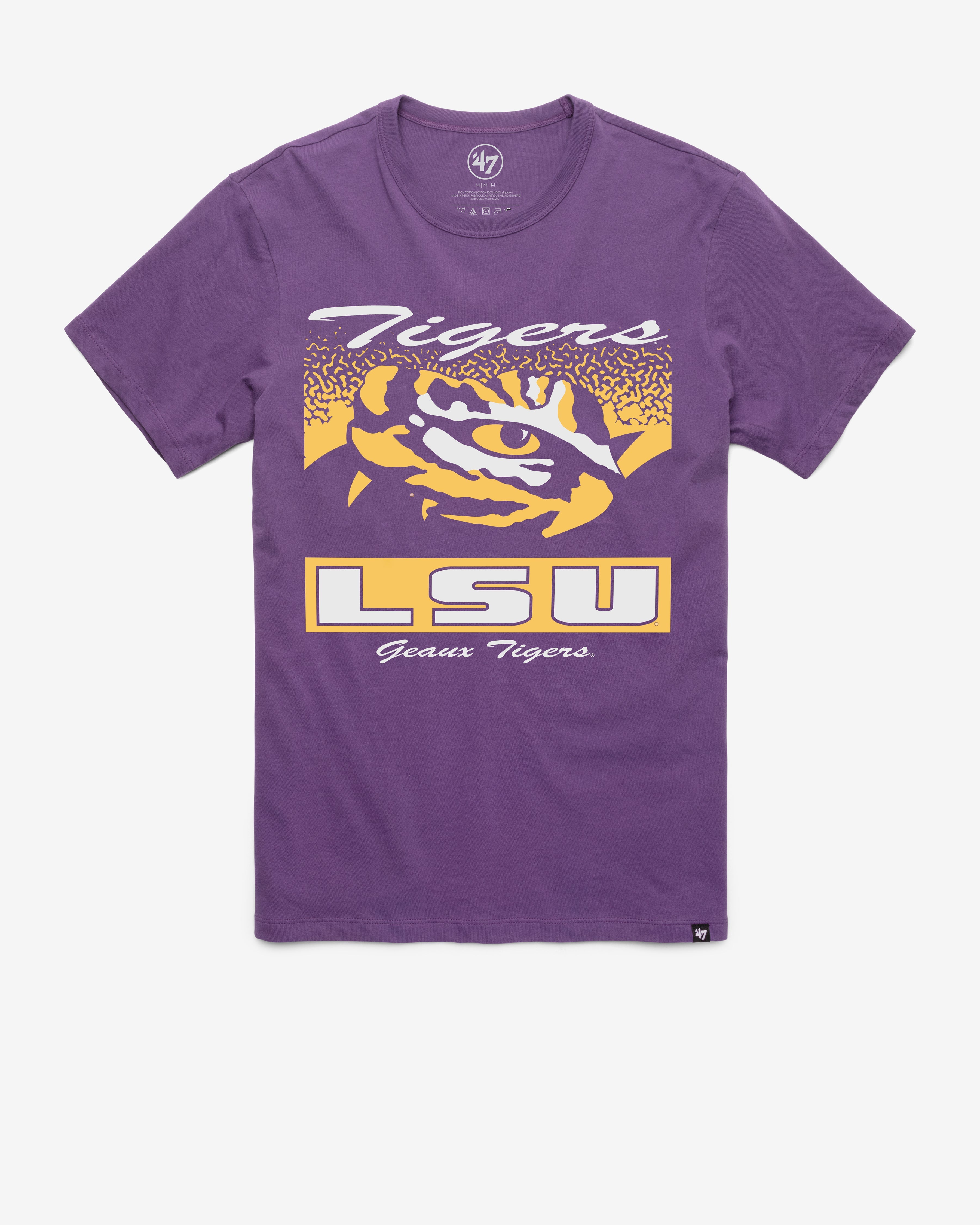 LOUISIANA STATE TIGERS LSU WAVER '47 FRANKLIN TEE REGENT PURPLE