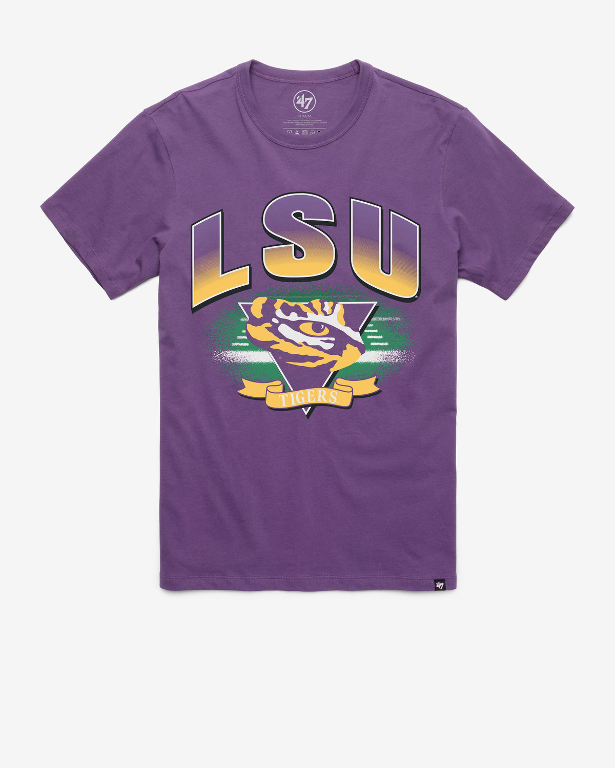 LOUISIANA STATE TIGERS LSU ARENA FADE '47 FRANKLIN TEE REGENT PURPLE