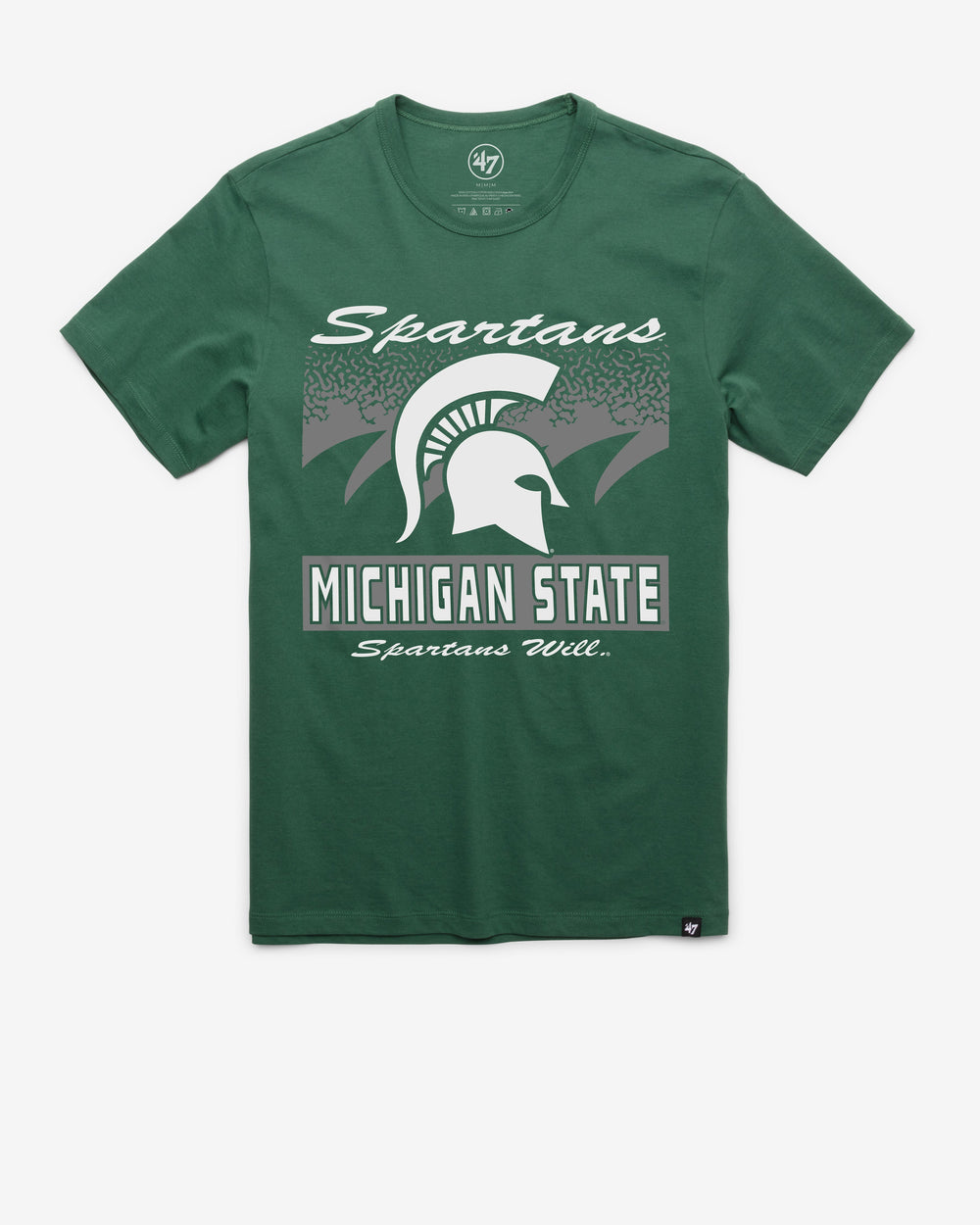 MICHIGAN STATE SPARTANS WAVER '47 FRANKLIN TEE ELM GREEN