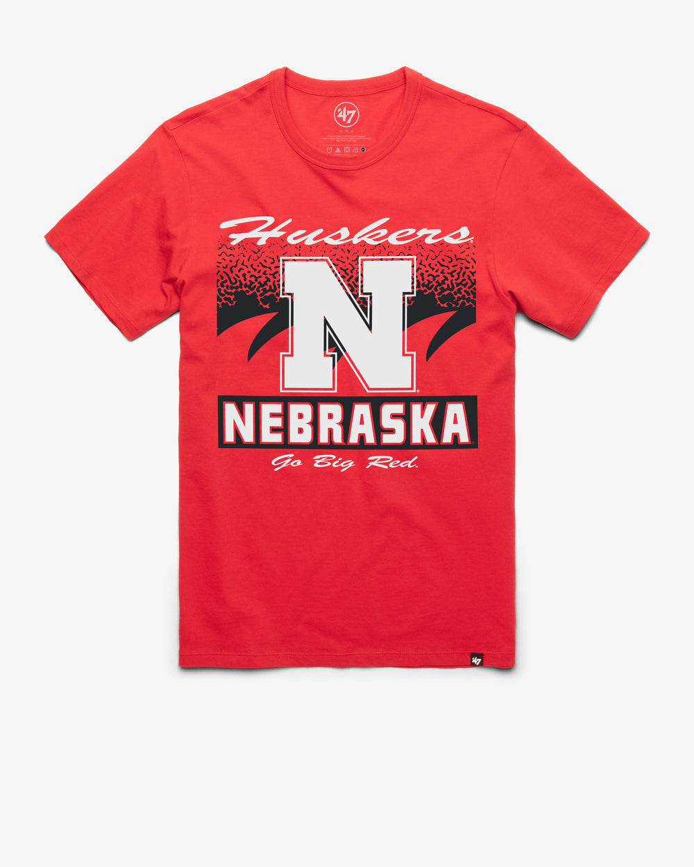NEBRASKA CORNHUSKERS WAVER '47 FRANKLIN TEE RACER RED