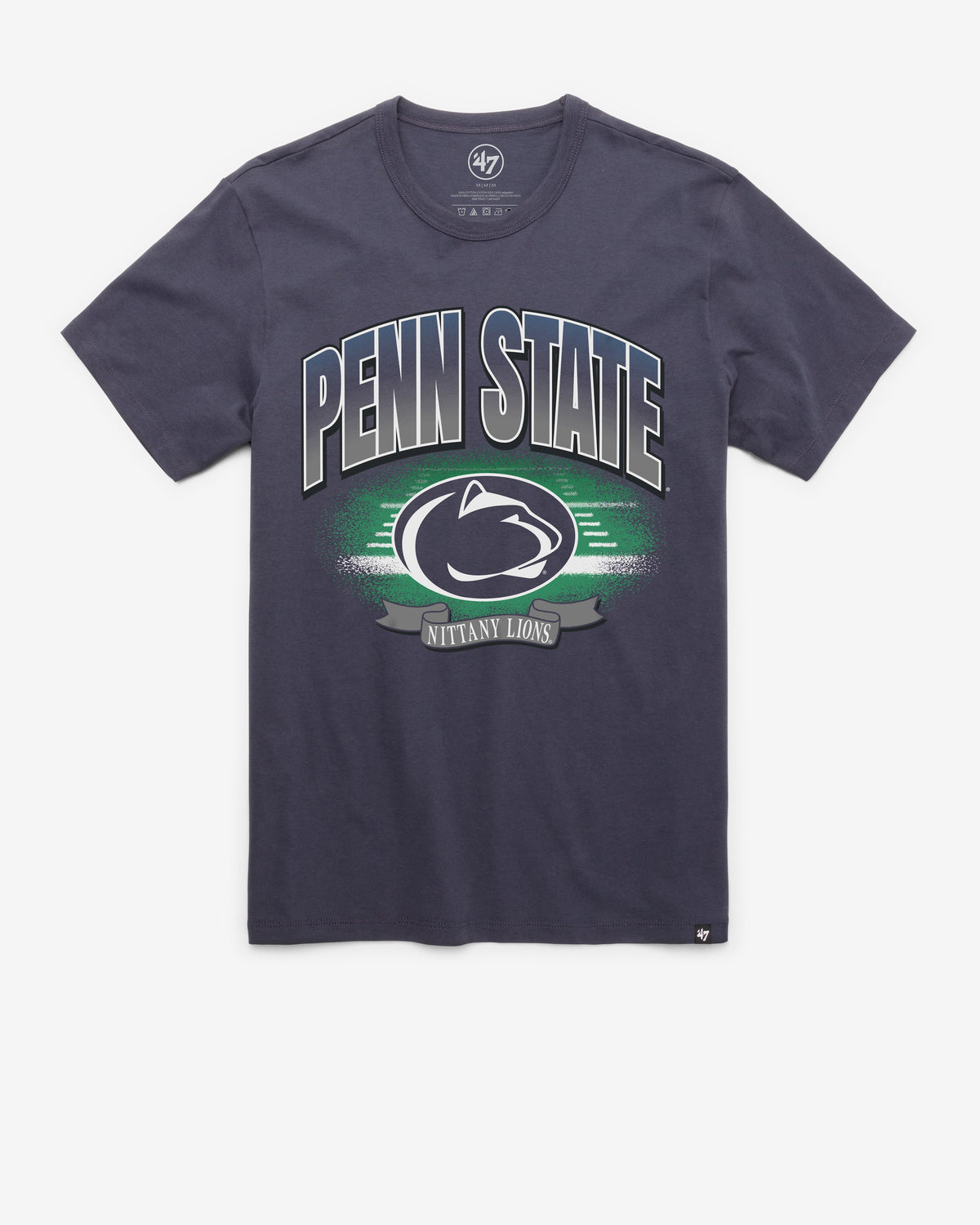 PENN STATE NITTANY LIONS ARENA FADE '47 FRANKLIN TEE ATLAS BLUE