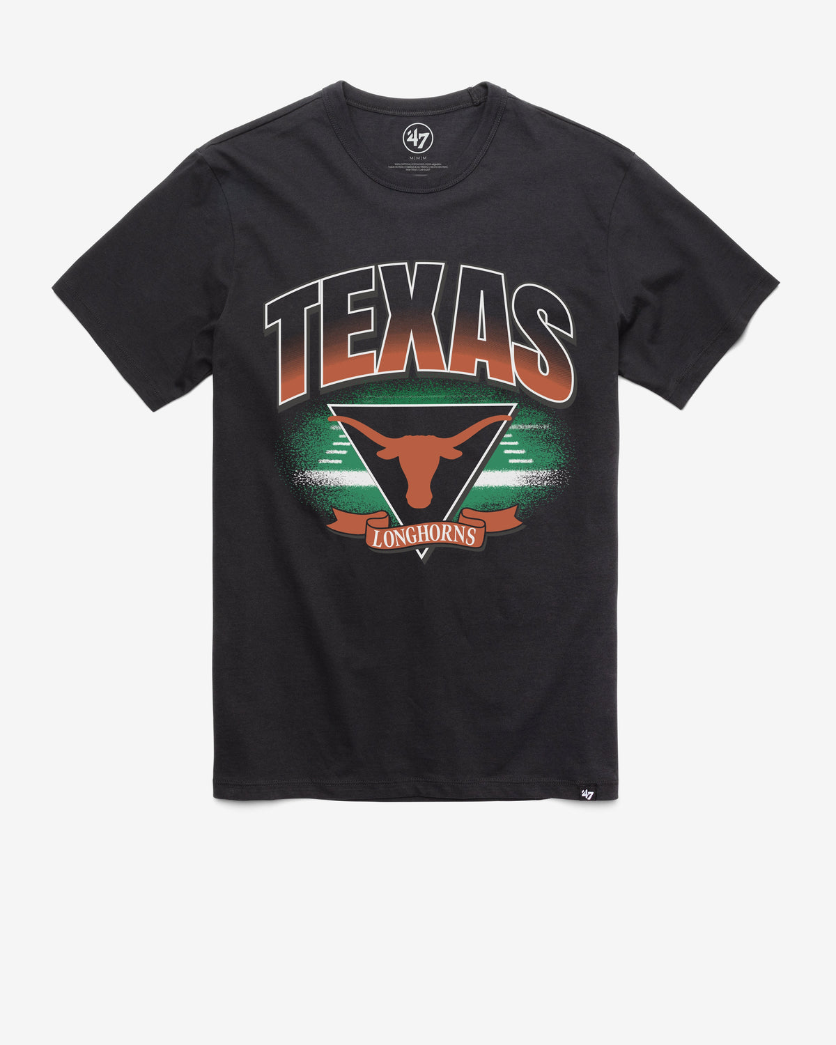 TEXAS LONGHORNS ARENA FADE '47 FRANKLIN TEE FLINT BLACK