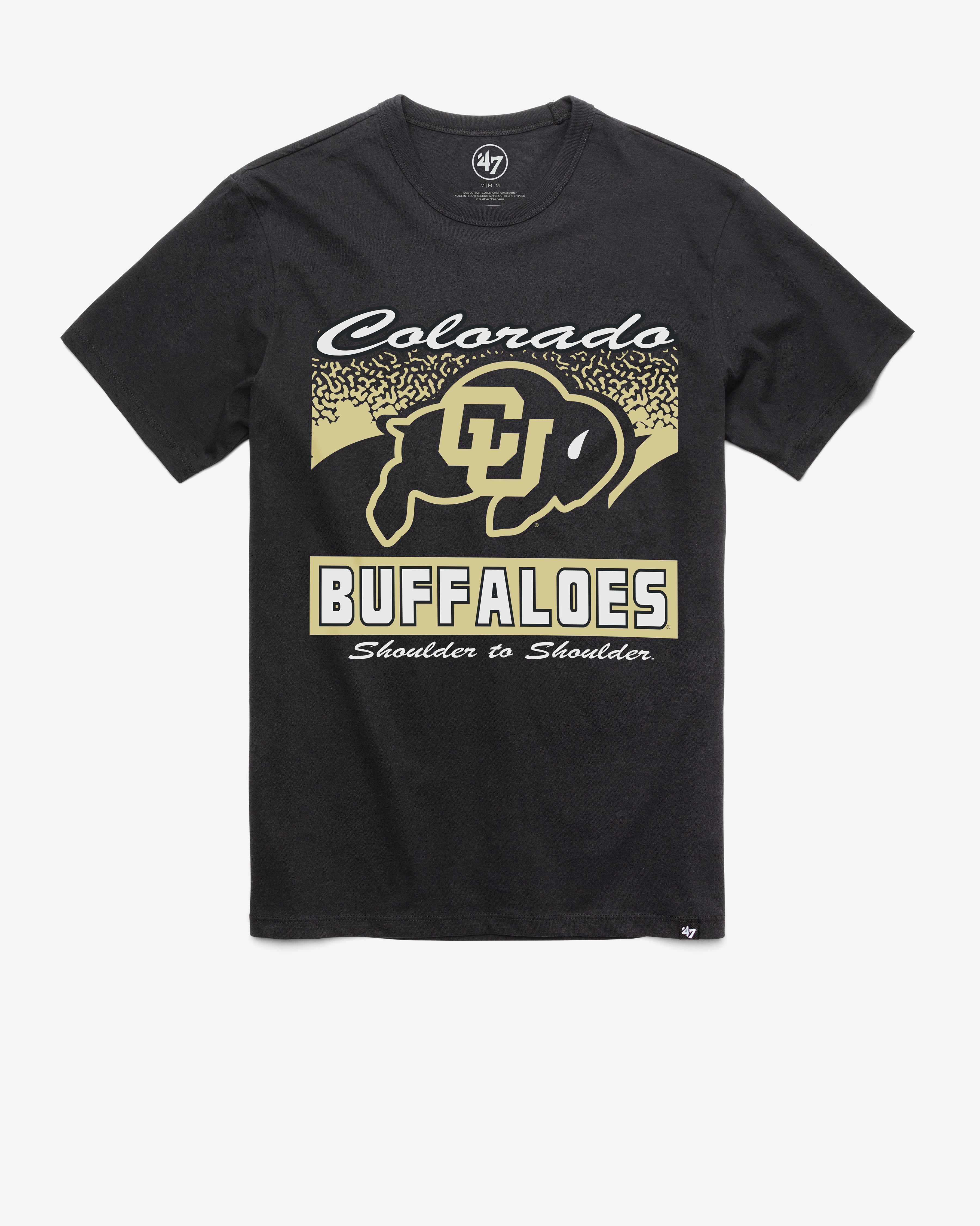 COLORADO BUFFALOES WAVER '47 FRANKLIN TEE FLINT BLACK