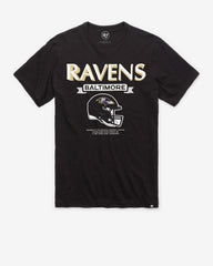 BALTIMORE RAVENS LONG HAUL '47 SCRUM TEE JET BLACK