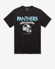 CAROLINA PANTHERS LONG HAUL '47 SCRUM TEE JET BLACK