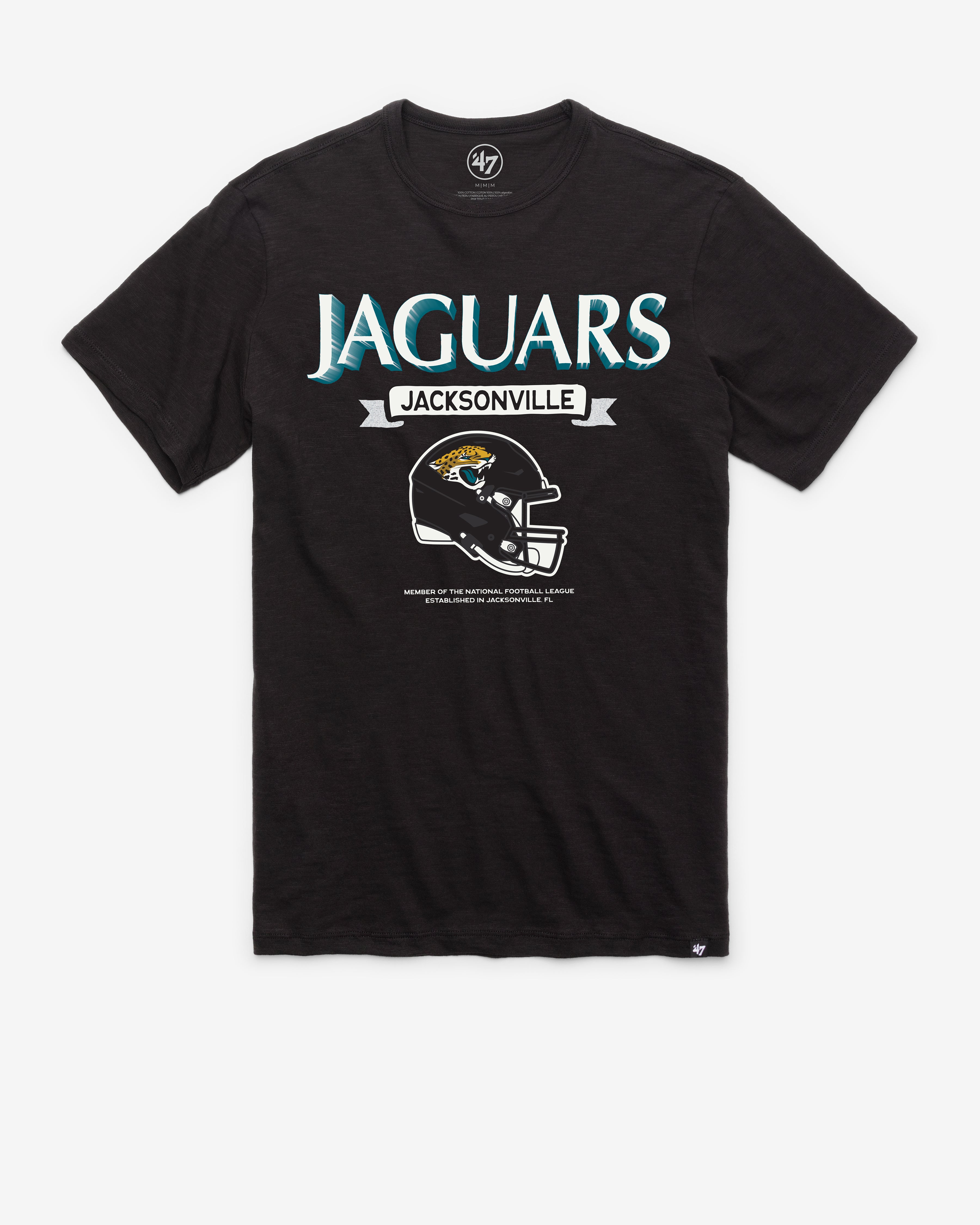 JACKSONVILLE JAGUARS LONG HAUL '47 SCRUM TEE JET BLACK