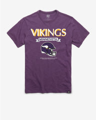 MINNESOTA VIKINGS LONG HAUL '47 SCRUM TEE GRAPE