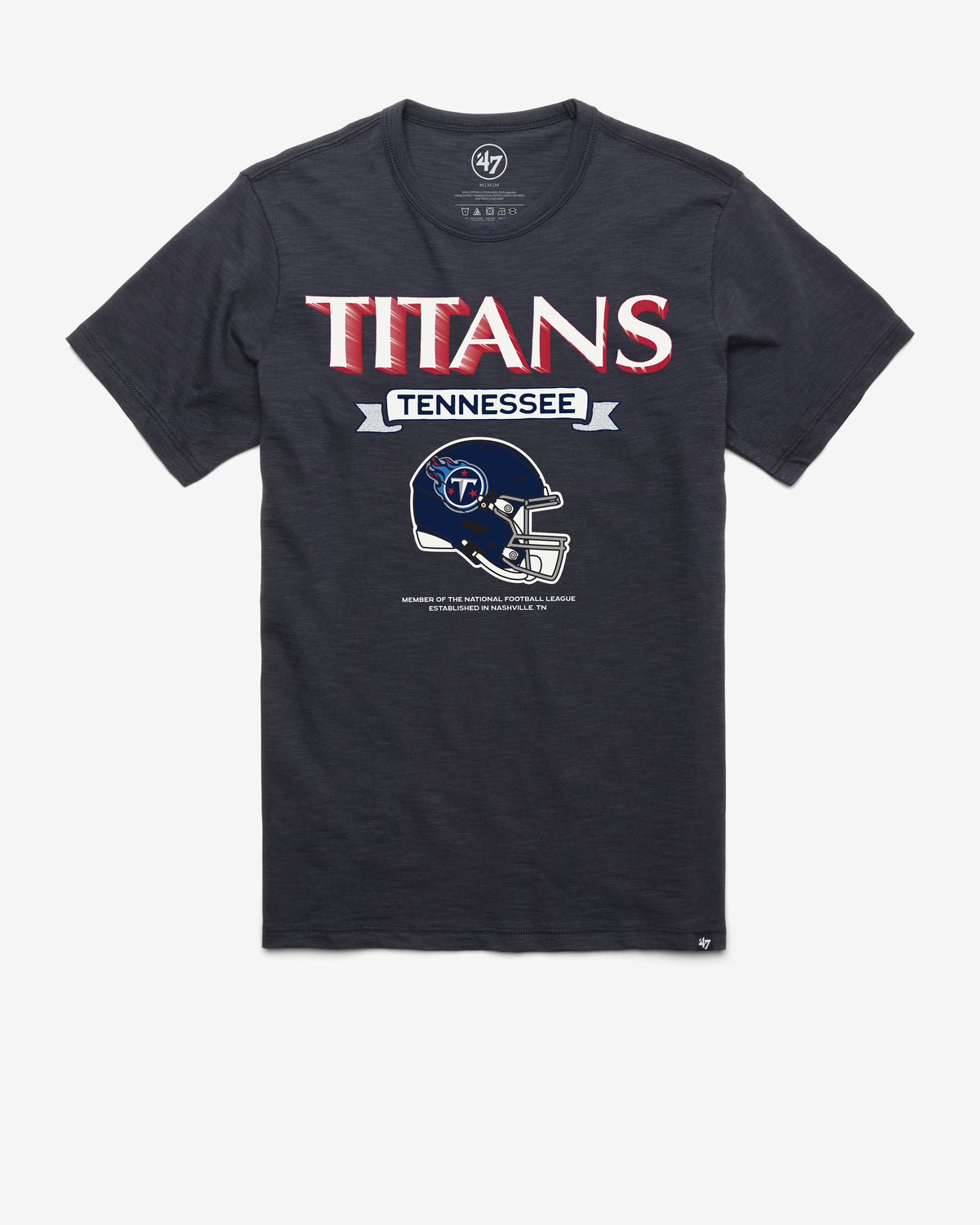 TENNESSEE TITANS LONG HAUL '47 SCRUM TEE FALL NAVY