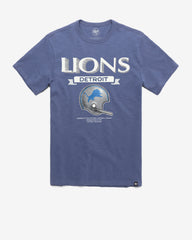 DETROIT LIONS HISTORIC LONG HAUL '47 SCRUM TEE BLEACHER BLUE
