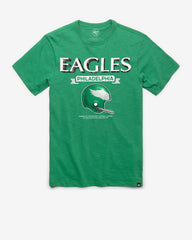 PHILADELPHIA EAGLES HISTORIC LONG HAUL '47 SCRUM TEE KELLY
