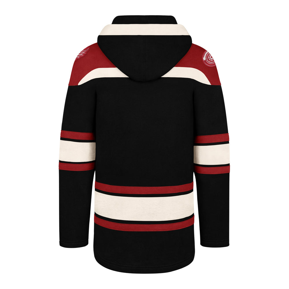 DETROIT RED WINGS SUPERIOR '47 LACER HOOD JET BLACK